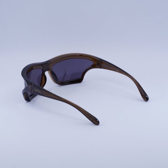 Loewe LW40143U 47A Sunglasses - Shiny Transparent Brown Frame main image 5